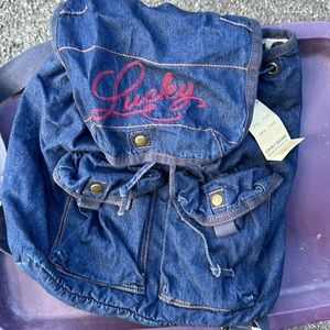 Lucky Brand Denim Backpack